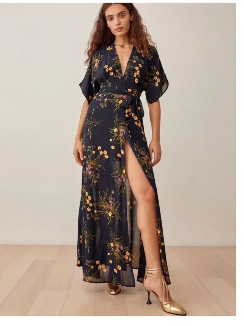 Reformation Winslow Dress in Mademoiselle